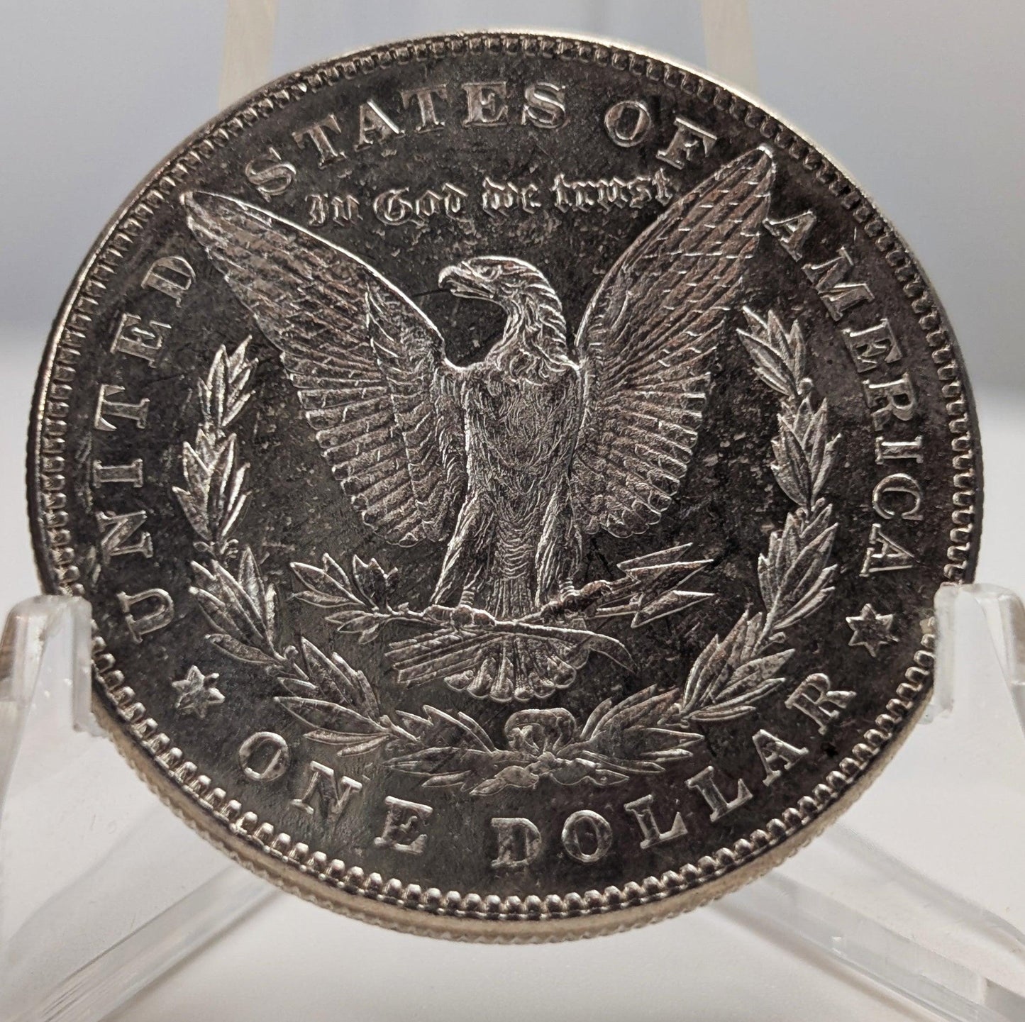 Stunning 1878 Proof-Like Morgan Silver Dollar 7 TF Tail Feathers First Year of Issue Mirror-Like Finish