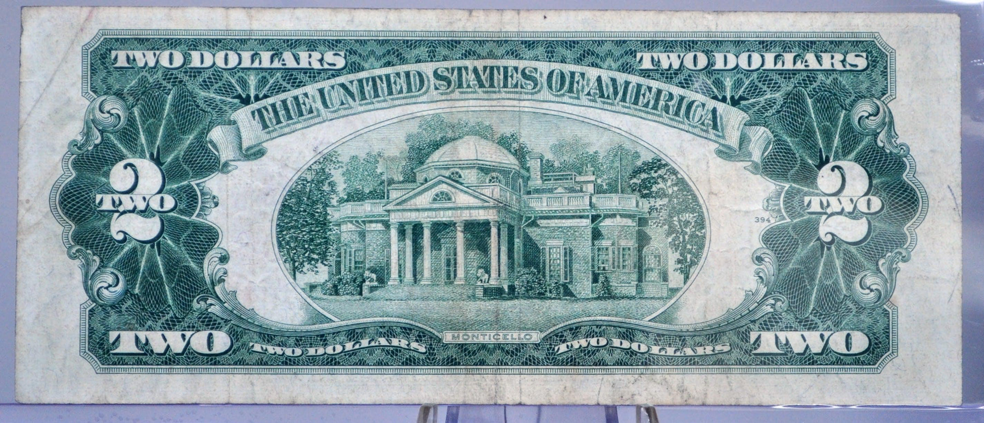 1953A Red Seal Legal Tender 2 Dollar Note - Fancy Bookend Serial Number - 60787960 - 1953-A Two Dollar Legal Tender Note - Fr#1510