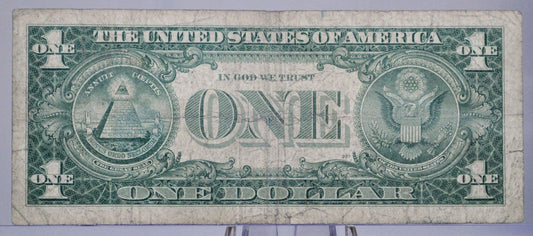 1957 B Silver Certificate 1 Dollar Note - Fancy Solid Repeater Serial Number - 98820000 - 1957B One Dollar Blue Seal Banknote - Fr#1621