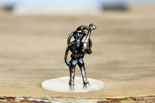 Sterling Silver Working Gnome Figurine Charm - Tested Sterling Silver - Fairy Gnome Fantasy Charm