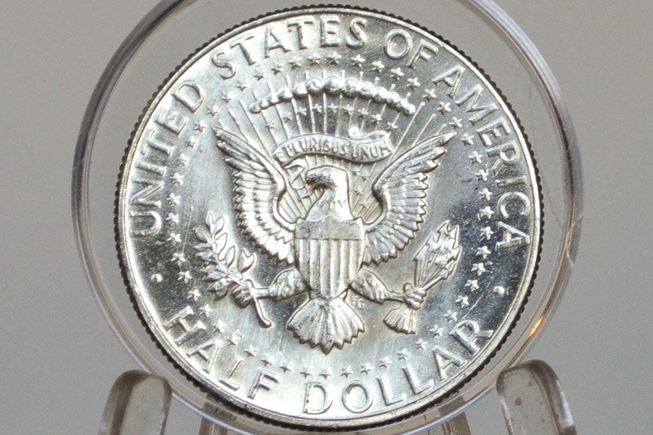 1967 Kennedy Half Dollar, 40% Silver - BU - 1967 Silver Kennedy Half Dollar - Collectible Half Dollar - Philadelphia Mint - 1967 P Kennedy