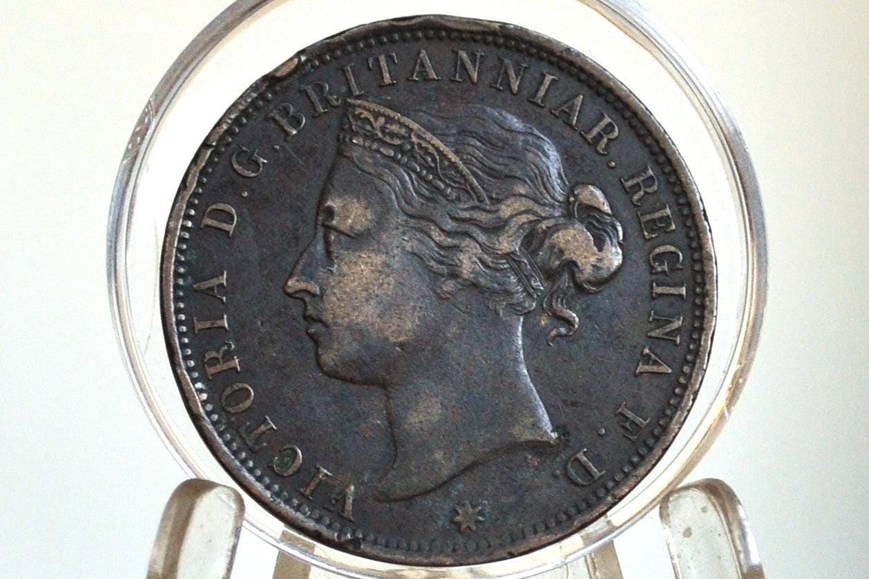 1894 States of Jersey 1⁄12 Shilling - XF Detail - UK One Twelfth Shilling 1894 - Queen Victoria Jersey Coin 1894, Rare