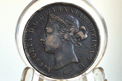 1894 States of Jersey 1⁄12 Shilling - XF Detail - UK One Twelfth Shilling 1894 - Queen Victoria Jersey Coin 1894, Rare