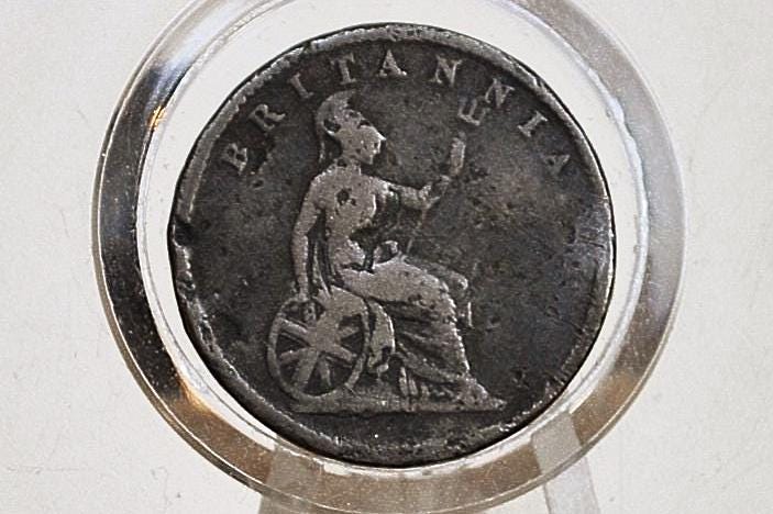 Rare 1834 Copper Ionian Islands 1 Lepton Greece - British United States of Ionian Islands Rarer Coin -