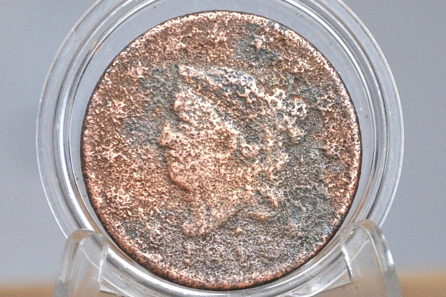 1817 Large Cent 13 Stars - Good, Damaged - US Large Cent - 1817 Coronet Liberty Head Large Cent - Thirteen Stars - 1817 Matron Cent