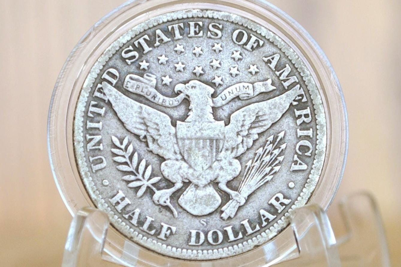 1911 Barber Half Dollars, P,D,S - Choose by Mint & Grade - Denver Mint - 1911 P Silver Half Dollar 1911-D Barber 1911 S Half Dollar