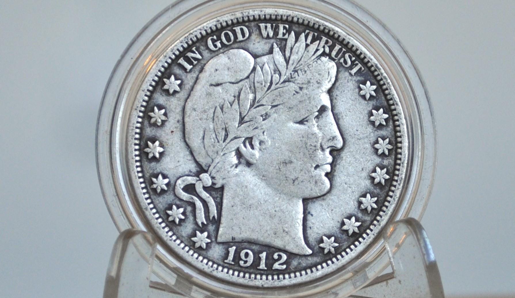 1912 Barber Silver Half Dollars P,D,S - Choose by Mint & Grade - 1912 D Half Dollar 1912P Barber 50 Cent Coin 1912 D US Half