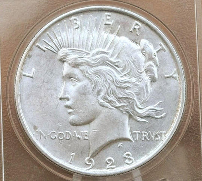 1923-D Peace Silver Dollar - Choose by Grade / Condition - Denver Mint - 1923 D Peace Silver - 1923 D Dollar Silver