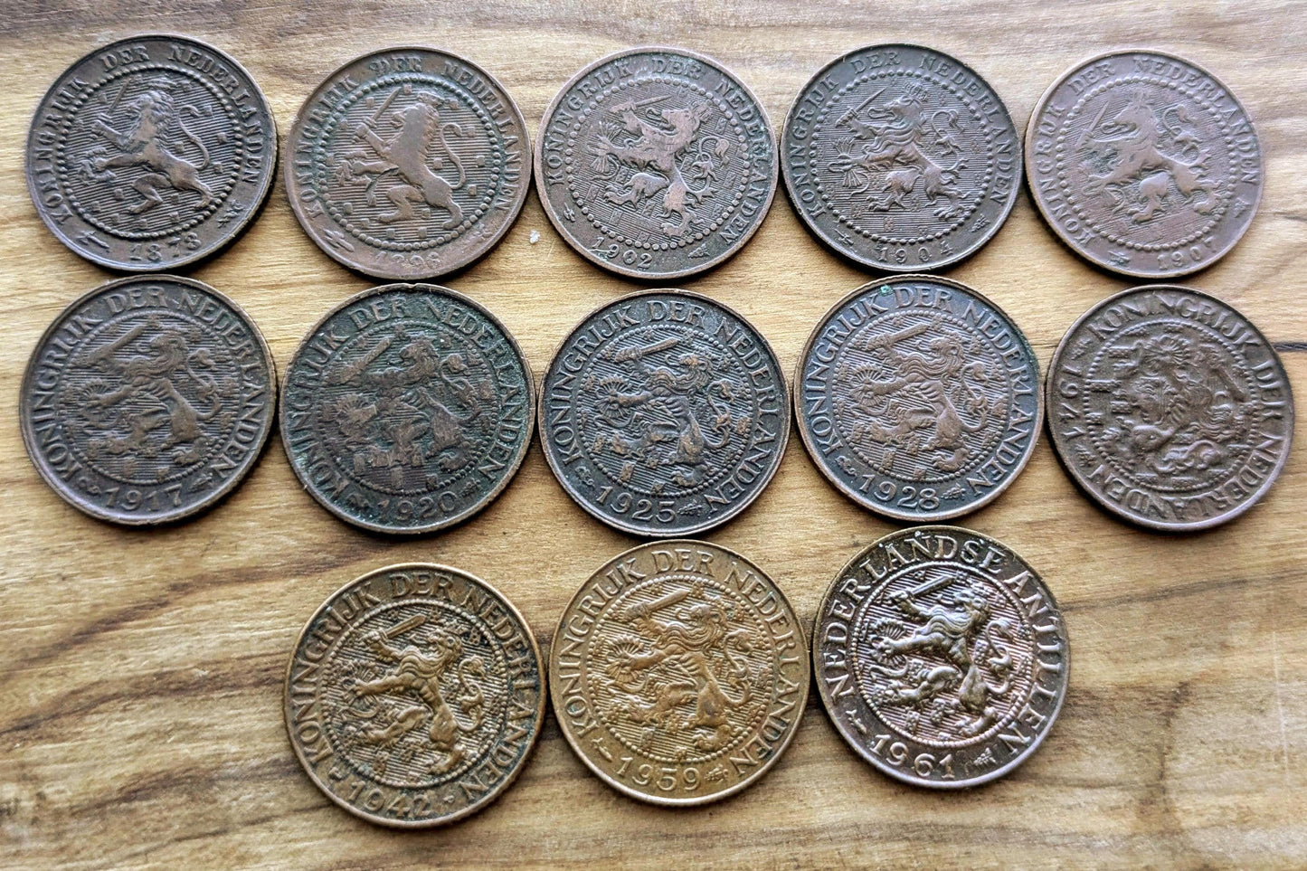 Netherlands 1 Cent Coins - Great Condition - Choose by Date! - 1800s, 1900s - Old Netherlands Coins -