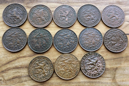 Netherlands 1 Cent Coins - Great Condition - Choose by Date! - 1800s, 1900s - Old Netherlands Coins -
