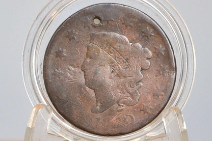 1820 Matron Head Large Cent Small Date - AG/G, Small Date - 1820 Liberty Head Cent - 1820 US One Cent - Matron Head 1816 to 1835