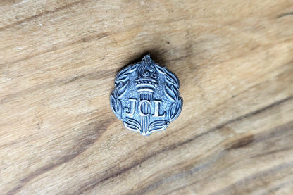 Sterling Silver Junior Classical League Brooch - Stamped and Tested Sterling Silver - Middle/High School Latin/Greek Award Pin