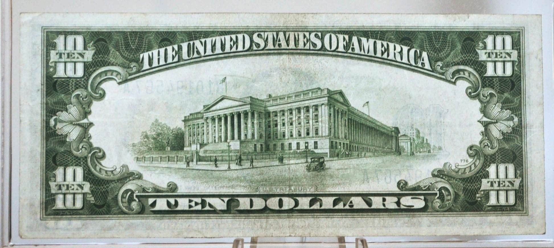 1934-A 10 Dollar North Africa Silver Certificate Yellow Seal - Choose by Grade - 1934 North Africa Ten Dollar Silver Cert 1934 Fr#2309