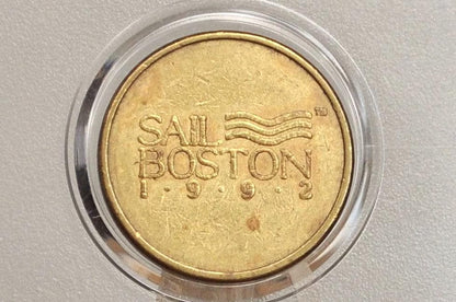 Sail Boston 1992 Massachusetts Bay Transportation Authority - Boston, Massachusetts Transit Token