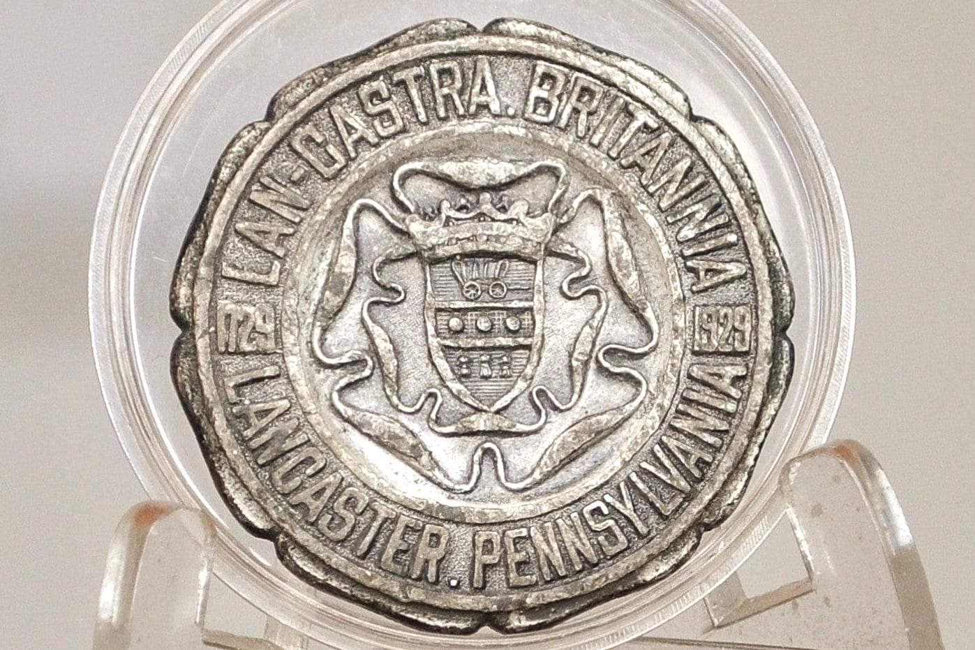 Farmer&#39;s Trust Company of Lancaster Bank Advertising - Lancaster-Farmers Trust Co. Medallion