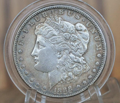 1888-S Morgan Silver Dollar - AU Grade / Condition - 1888 S Morgan Dollar - 1888S Silver Dollar - "S" Mint Mark - San Francisco Mint