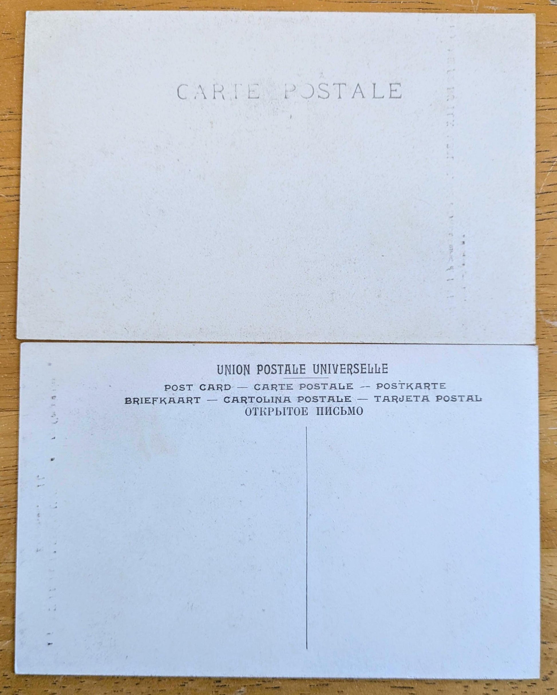 Lot of 2 1910s Luxembourg Museum Artwork Black and White Postcards - Virgin Mary Paintings - Vintage Musee du Luxembourg Lithograph Postcard