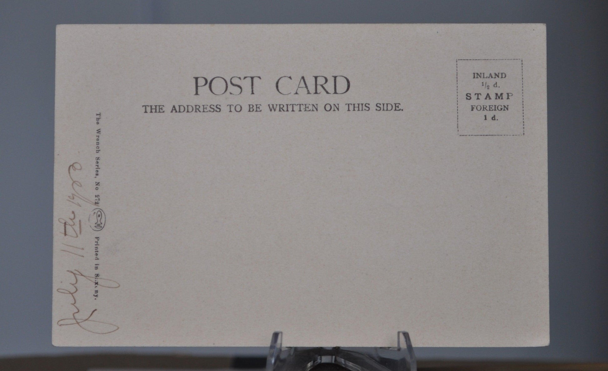 1900 The Forth Bridge Postcard, Edinburgh Scotland - The Wrench Series No 212 - Antique Scottish Postcard