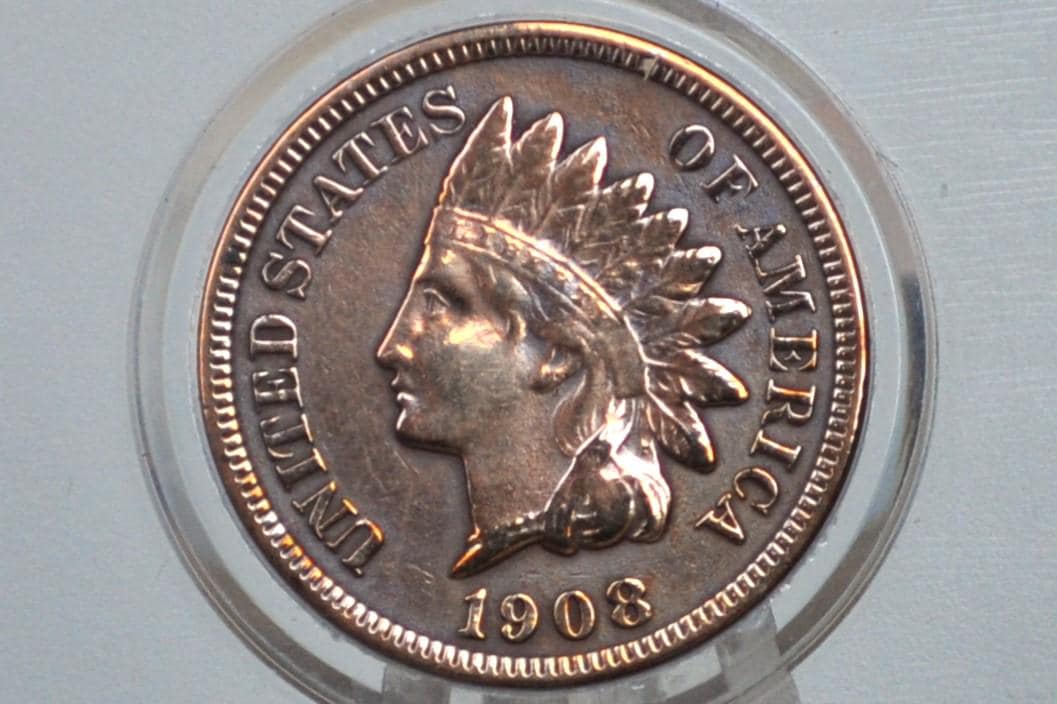 1908-S Indian Head Penny - Choose by Grade - Rare, Key Date - 1908 S US One Penny - 1908 S Indian Head Cent 1908 S