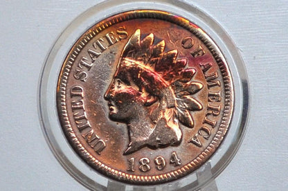 1894 Indian Head Penny - Choose by Grade / Condition - 1894 Indian Head Cent - 1894 Penny - 1894 Cent, Better Date