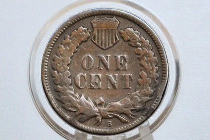 1909-S Indian Head Penny - Very Rare, Key Date - Vg - 1909 S Us One Penny - 1909 S Mint Indian Head Cent 1909 S Mark