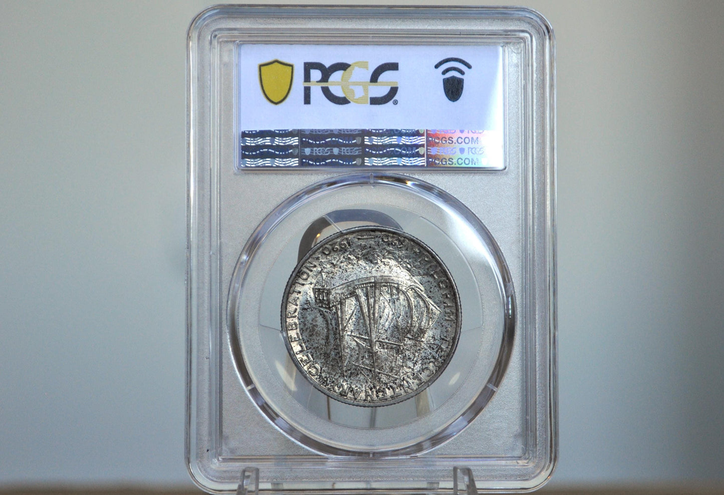 Authentic 1920 Pilgrim Tercentenary Silver Commemorative Half Dollar - XF-BU (Uncirculated) - Pilgrim Half Dollar Commemorative 1920