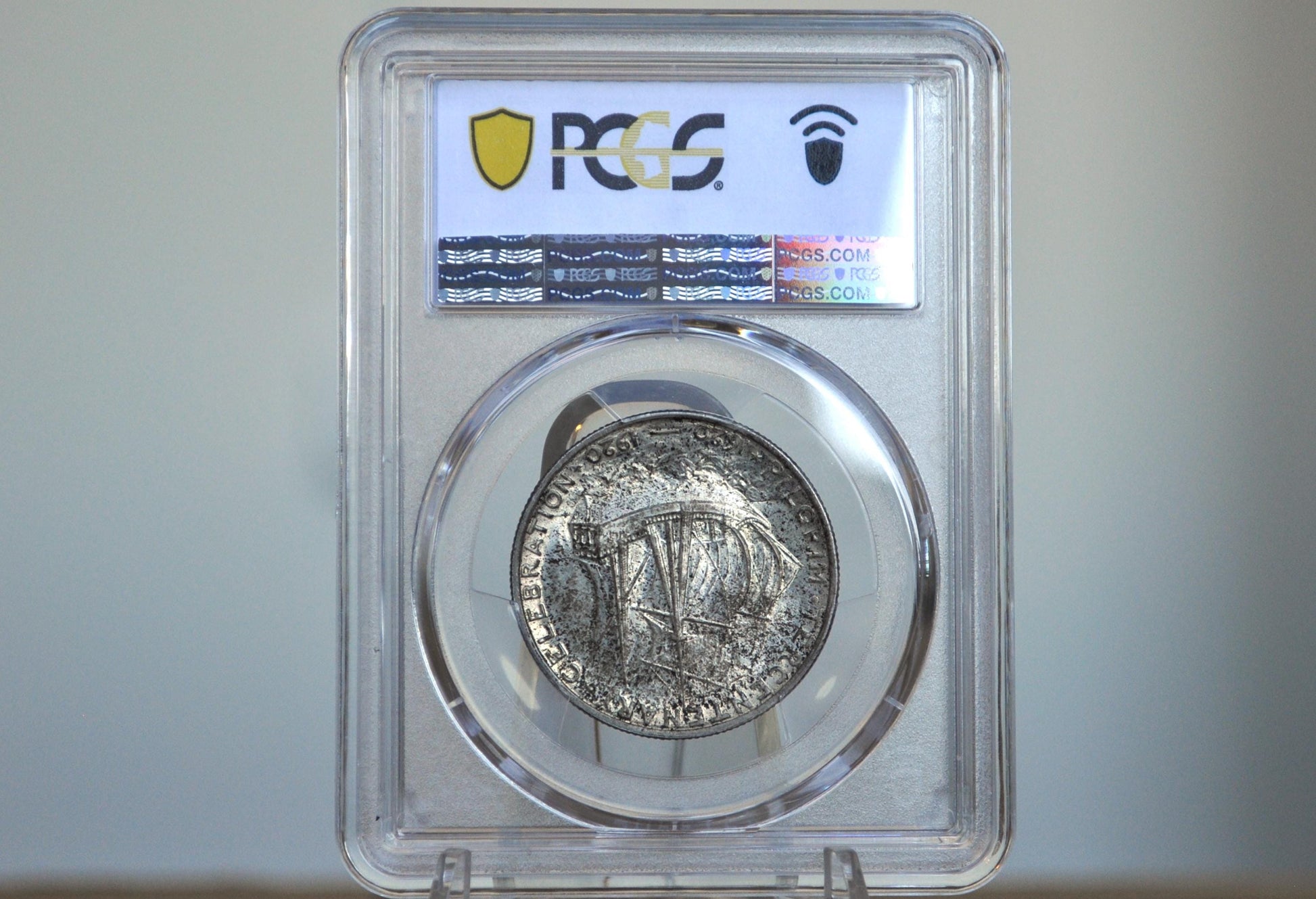 Authentic 1920 Pilgrim Tercentenary Silver Commemorative Half Dollar - XF-BU (Uncirculated) - Pilgrim Half Dollar Commemorative 1920