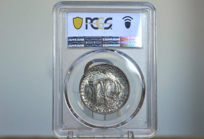 Authentic 1920 Pilgrim Tercentenary Silver Commemorative Half Dollar - XF-BU (Uncirculated) - Pilgrim Half Dollar Commemorative 1920