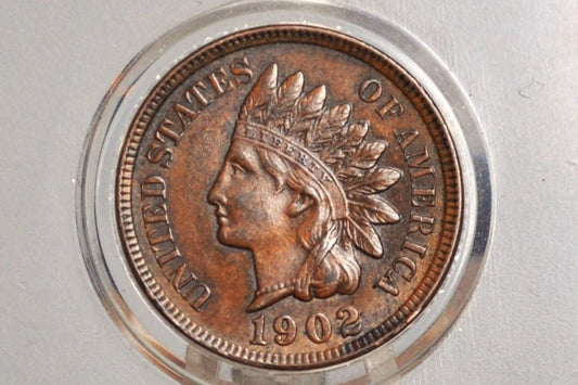1902 Indian Head Penny - Choose by Grade / Condition - Great Detail - 1902 Indian Head Cent - Cent 1902 Penny
