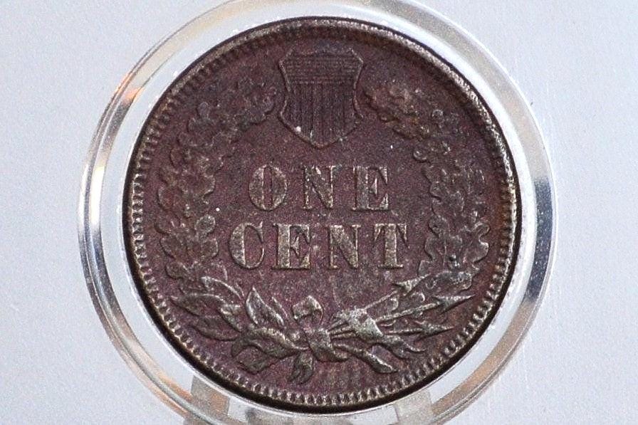 1884 Indian Head Penny - AU/Unc. Details, Corrosion Issues - 1884 Cent - Discount Coins