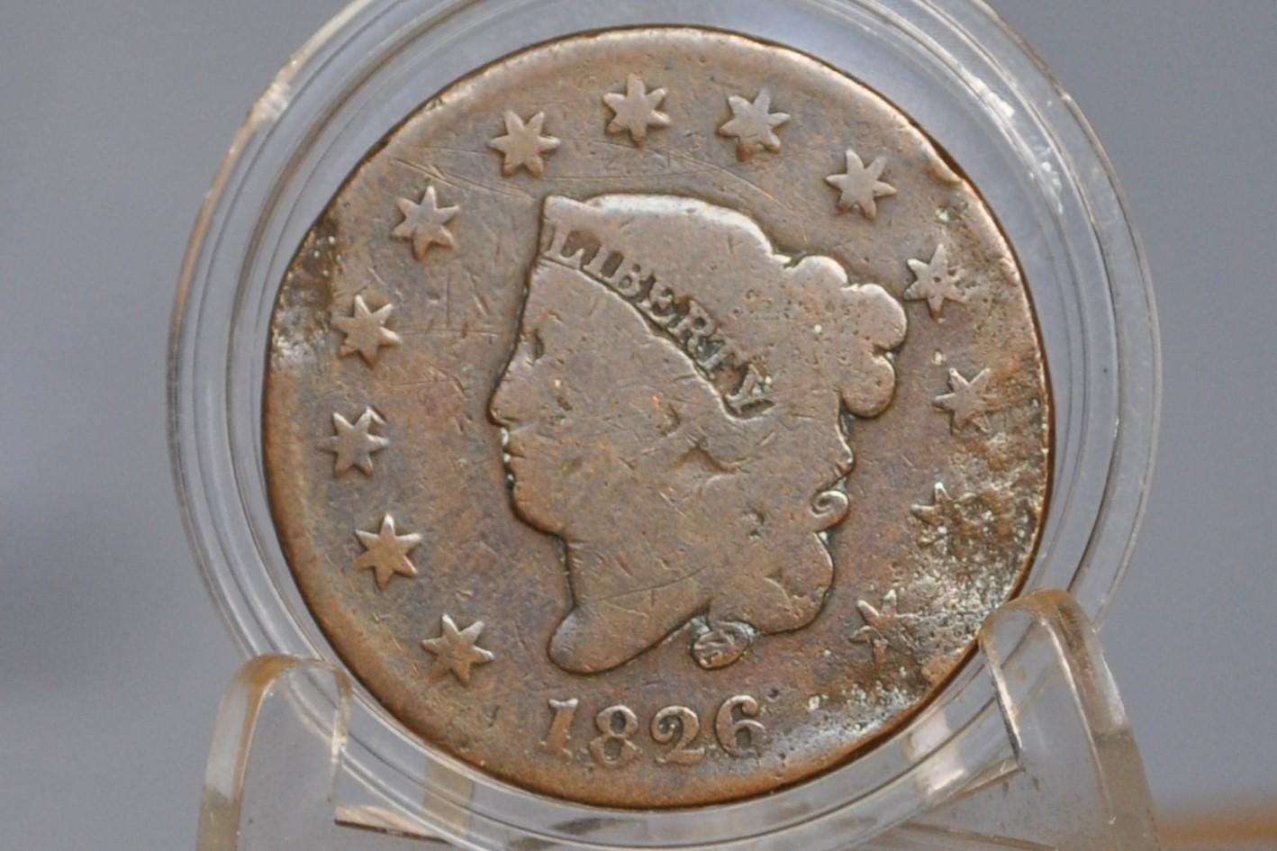 1826 Matron Head Large Cent - Choose by Coin - Low Mintage Date - 1826 Coronet Liberty Head Cent - 1826 Penny