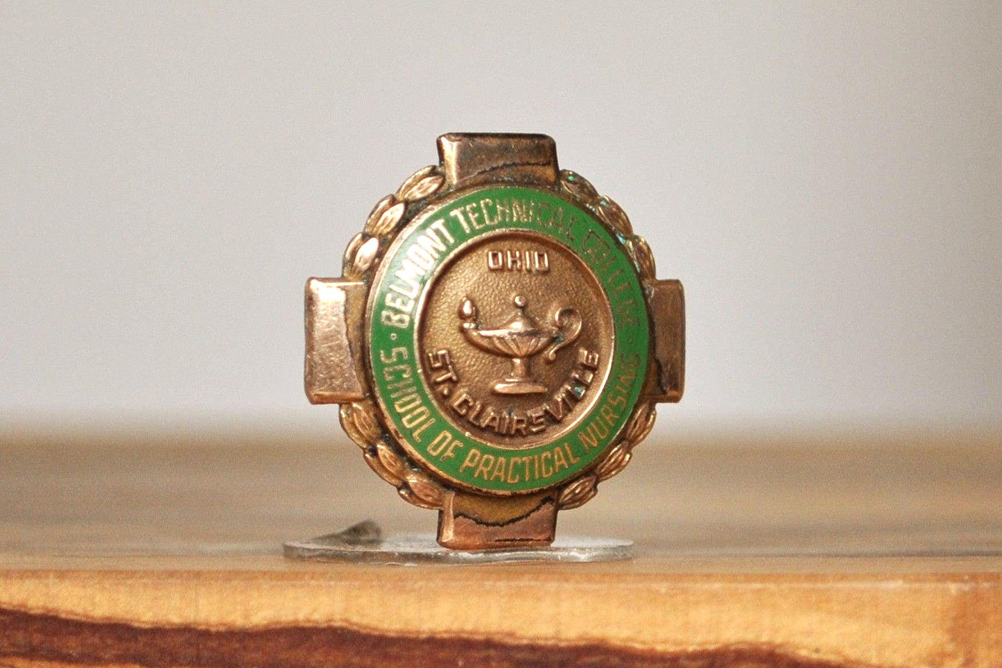 Belmont Technical College School of Practical Nursing Pin - Stamped and Tested 10K Gold Filled - Stamped MM - Ohio St. Clairsville