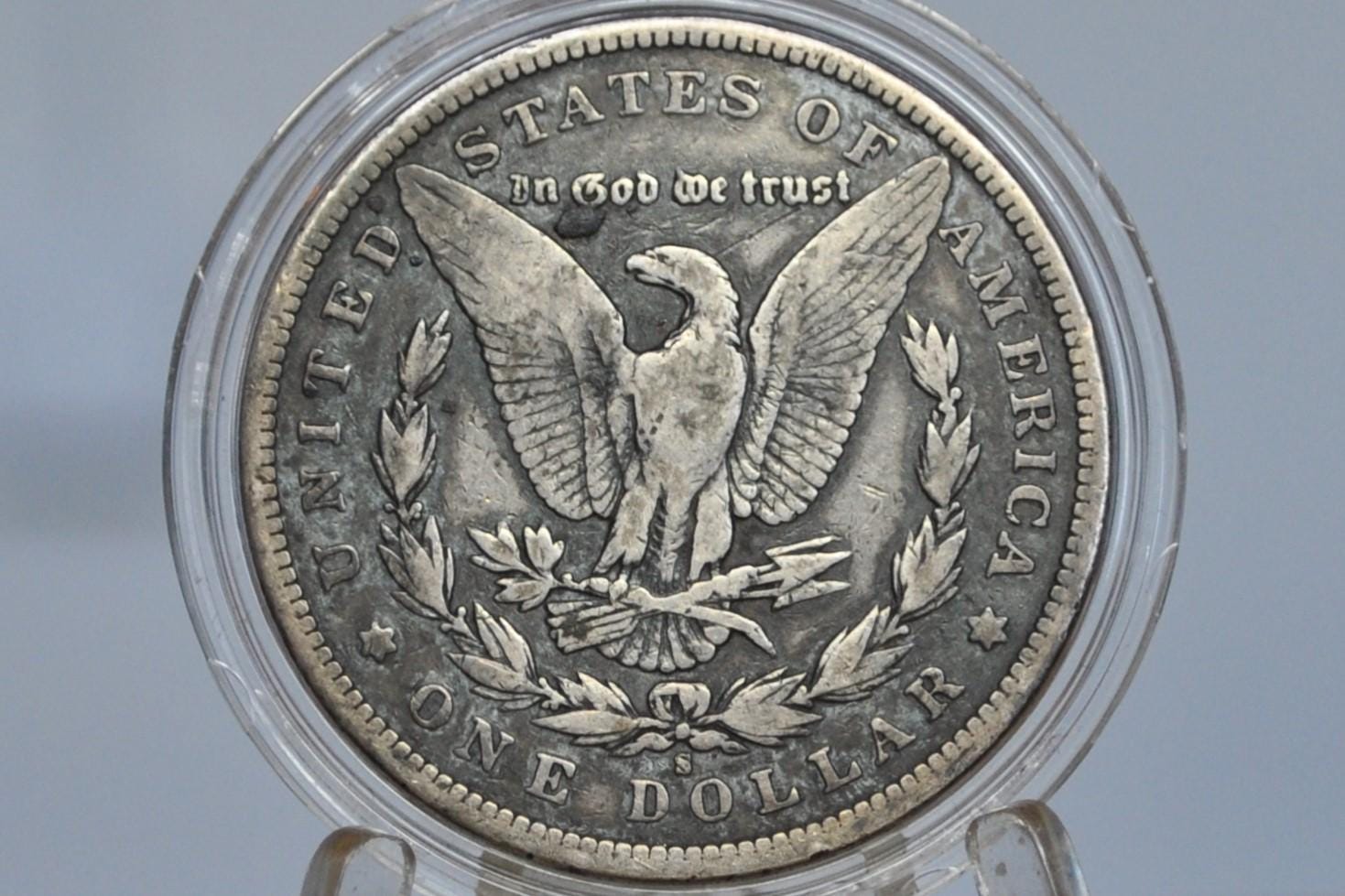 1896-S Morgan Silver Dollar - Choose by Grade / Condition - Great Date and Mint - San Francisco Mint 1896 Morgan Dollar 1896S Morgan