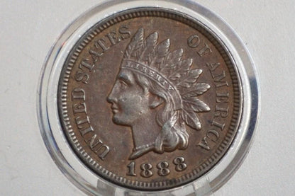 1888 Indian Head Penny - Choose by Grade / Condition - Indian Head Cent 1888