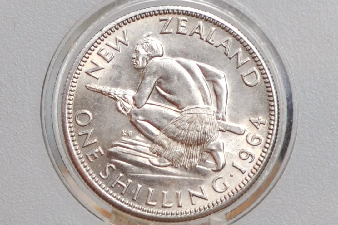 New Zealand Shillings - Choose by Coin! - 50% Silver - 1934 New Zealand One Shilling 1948, Low Mintage Coins