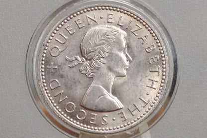 New Zealand Shillings - Choose by Coin! - 50% Silver - 1934 New Zealand One Shilling 1948, Low Mintage Coins