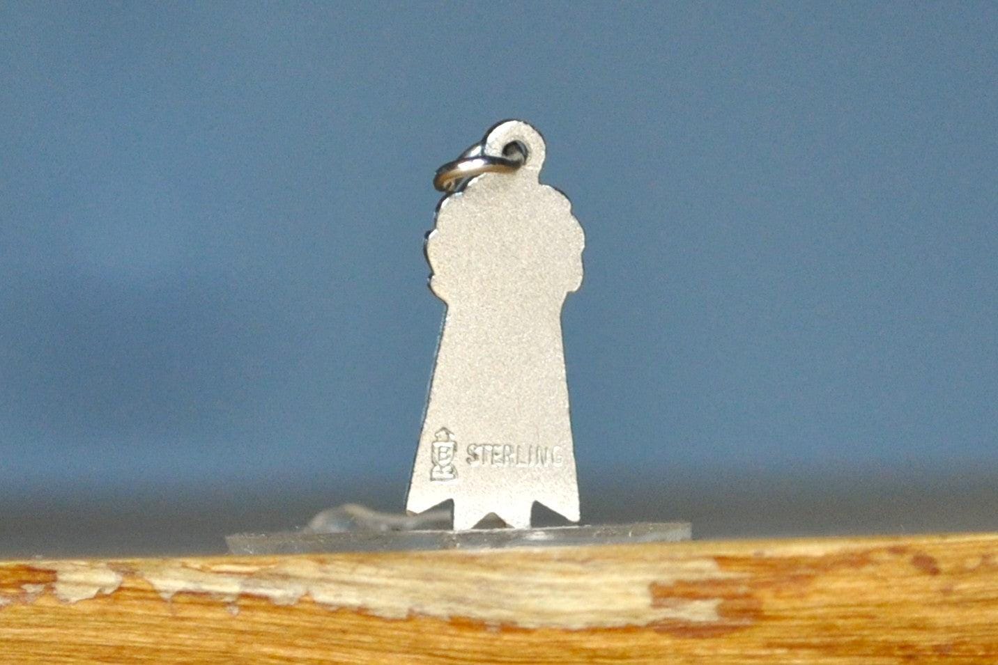 Silver American Kennel Club Charm - Stamped and Tested Sterling Silver - Dog Jewelry