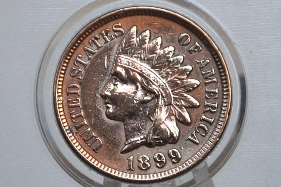 1899 Indian Head Penny - Choose by Grade / Condition - Indian Head Cent 1899
