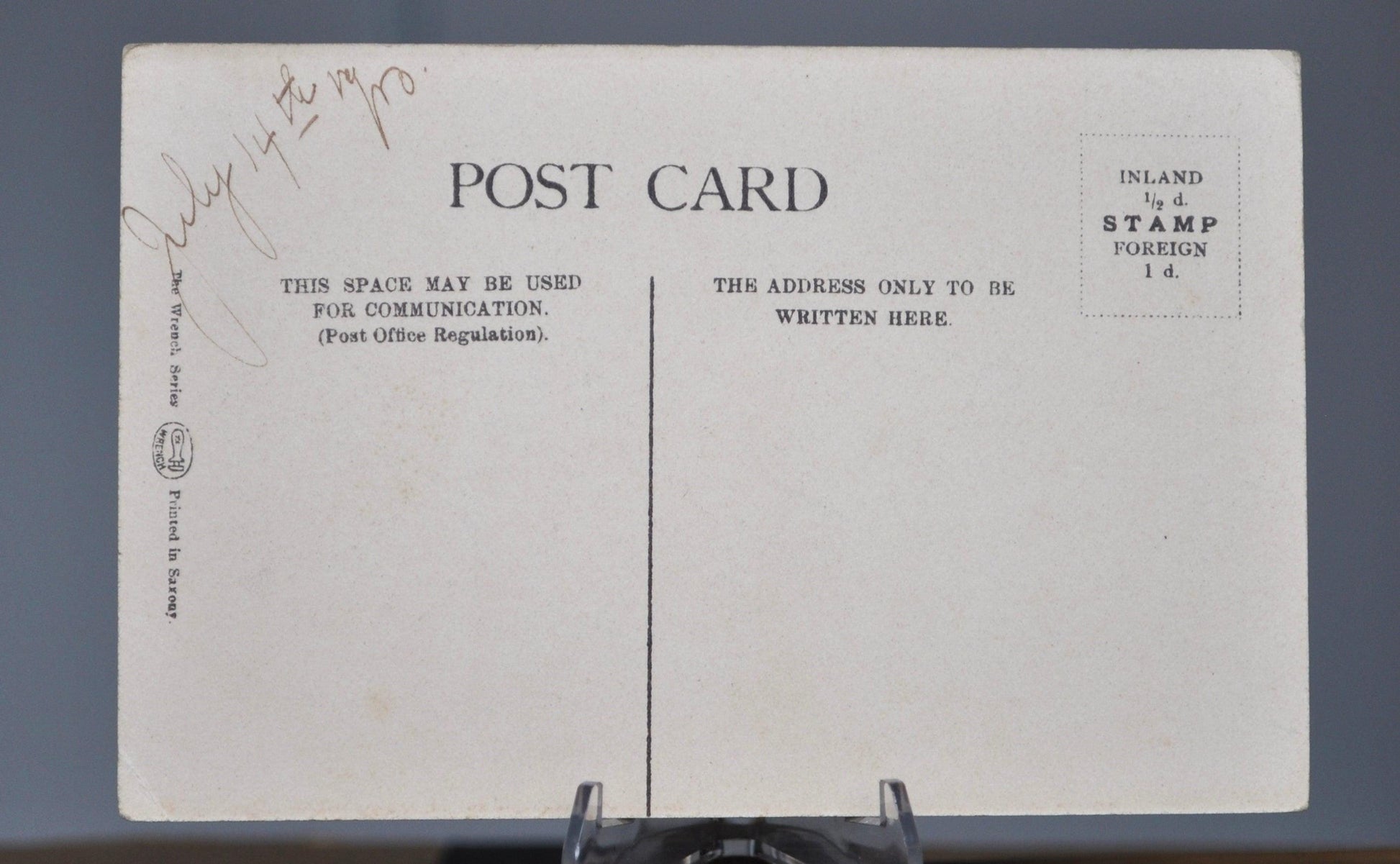 1910 Arthur&#39;s Seat Postcard, Edinburgh Scotland - The Wrench Series No 278 - Antique Scottish Postcard