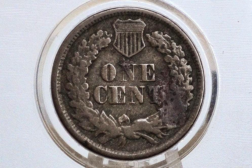 1864-L Indian Head Penny Bronze - Fine Details, Prior Corrosion - 1864 L Cent - Bronze Variety, L - Incredible Obverse, Affordable Coin
