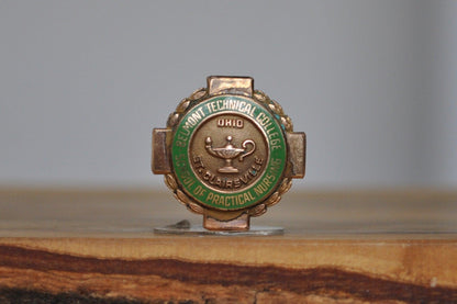 Belmont Technical College School of Practical Nursing Pin - Stamped and Tested 10K Gold Filled - Stamped MM - Ohio St. Clairsville