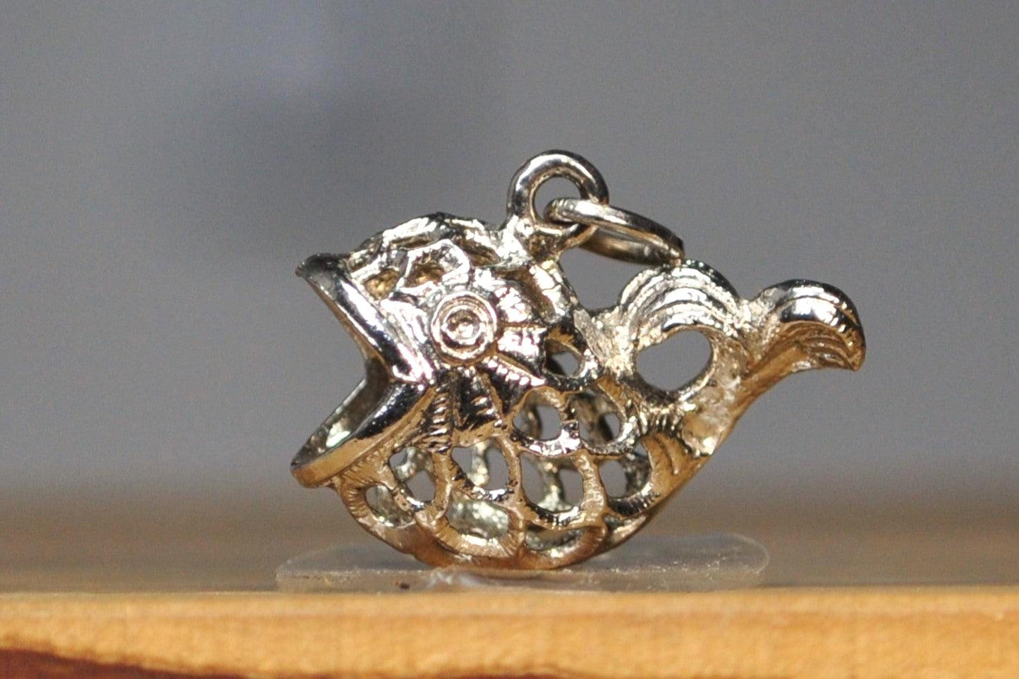 Sterling Silver Whale Charm - Stamped / Tested Sterling Silver - Awesome Whale Charm!