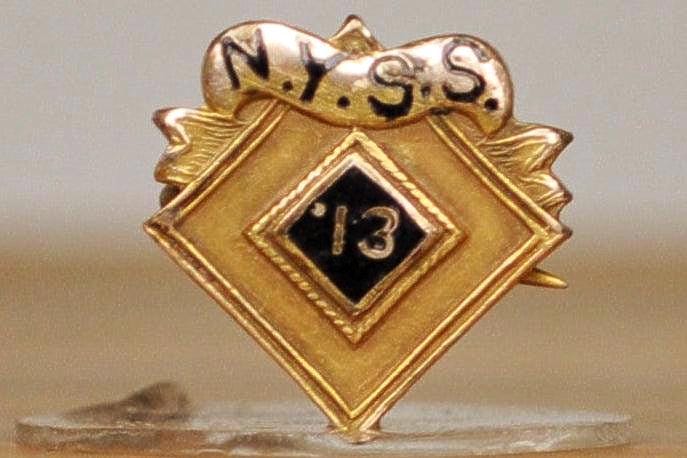 Gold Filled Masonic Gold Badge New York Pin - Stamped and Tested Gold Filled - Freemason Jewelry