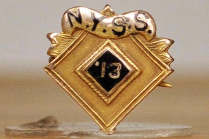 Gold Filled Masonic Gold Badge New York Pin - Stamped and Tested Gold Filled - Freemason Jewelry
