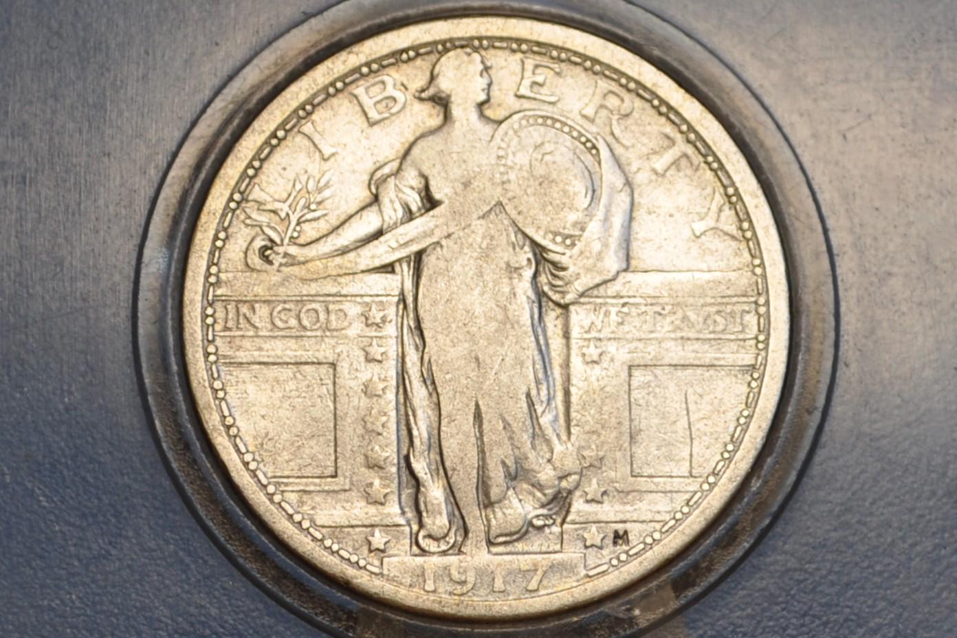 1917 Standing Liberty Quarter Type I (type one) - Choose by Grade / Condition - 1917 Standing Liberty Quarter Type 1