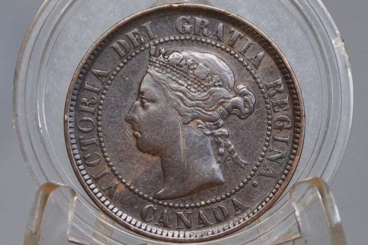 1884 Canadian Cent - Choose by Coin / Grade, Nice Coin - 1884 Penny Canada 1 Cent 1884
