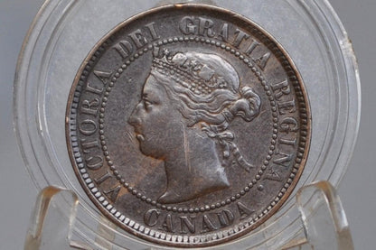 1884 Canadian Cent - Choose by Coin / Grade, Nice Coin - 1884 Penny Canada 1 Cent 1884