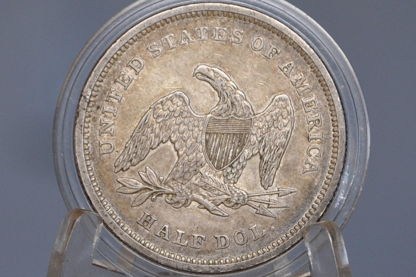 1840 Seated Liberty Half Dollar - MS62, Beautiful Coin - 1840 Liberty Seated Silver Half Dollar Small Letter