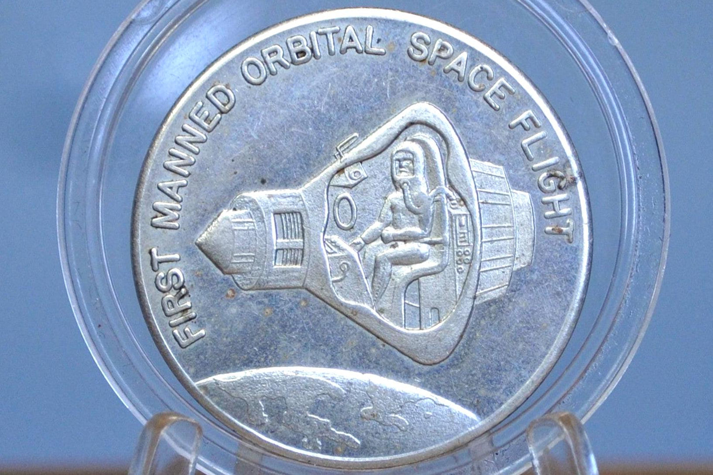 First Manned Orbital Space Flight Yuri Gagarin - Yuri Gagarin Man In Space Commemorative Token