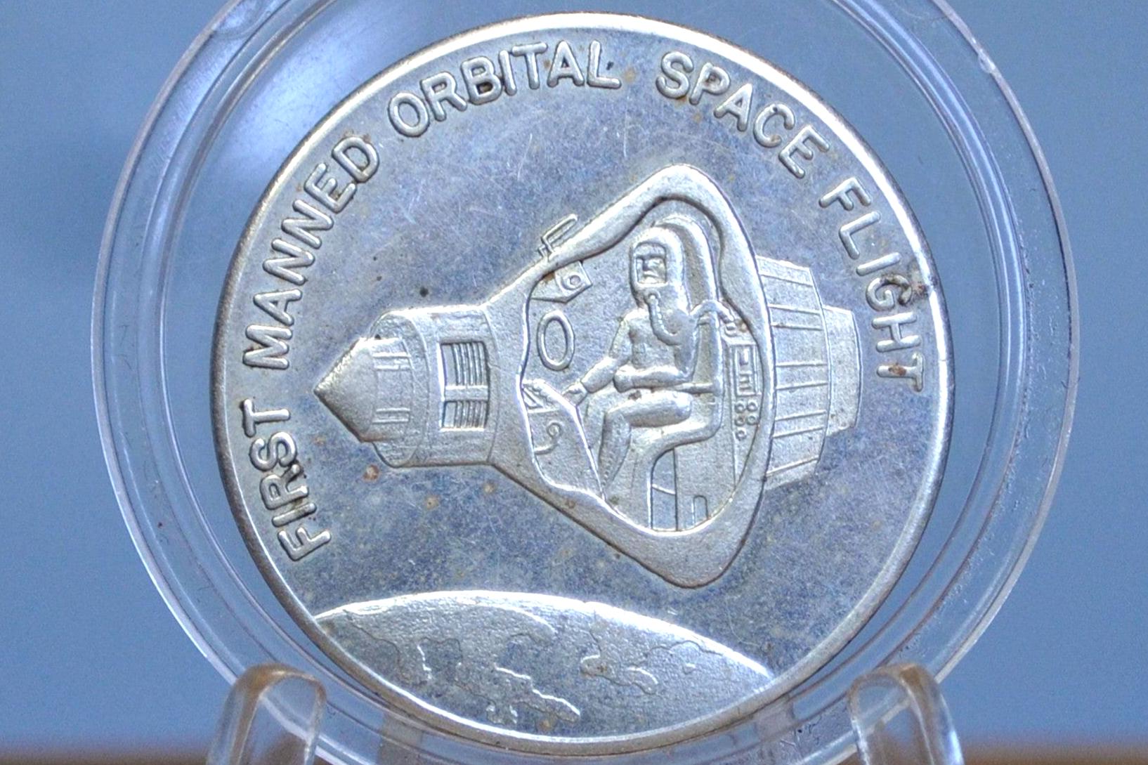 First Manned Orbital Space Flight Yuri Gagarin - Yuri Gagarin Man In Space Commemorative Token